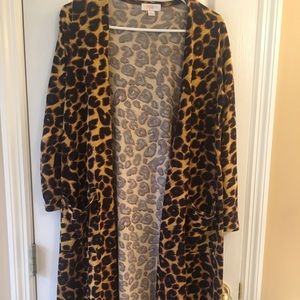 🦄Lularoe Sarah cardigan! Leopard print!🦄